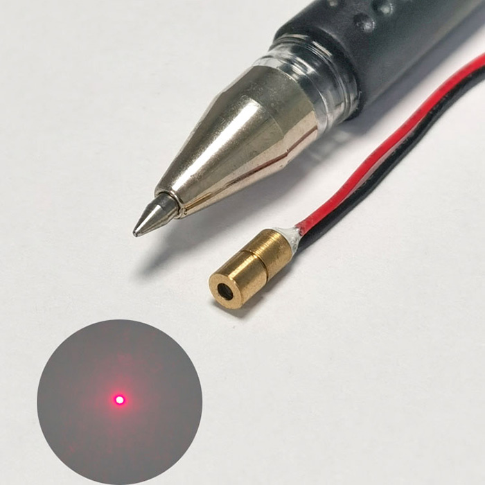 Ultra-small Size Laser 650nm 0.5mW Laser Diode Module Dot Φ3.6×9mm